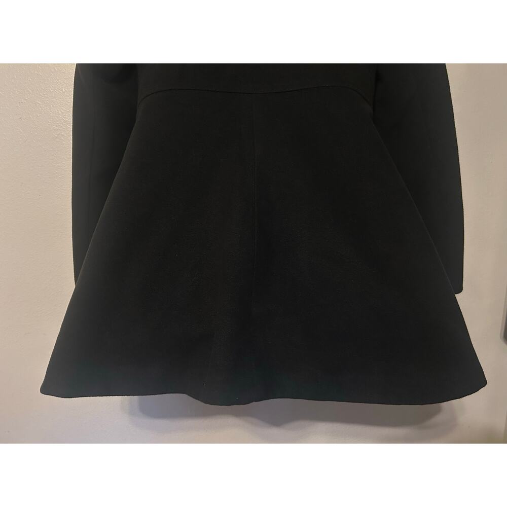 Jou Jou black Wool Lined Double-Breasted Pea Coat NWOT Size Large WMNS - Picture 13 of 16